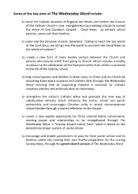 Some of the Key Aims of the Wednesday Word Include