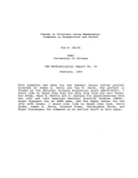 Trends in Voluntary Group Membership: Comments on Baumgartner and Walker