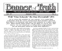 Will “Our Schools” Be Our Downfall? (#3) War Is Advancing