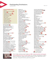 Participating Distributors Page 1 of 3 Revised 05.04.2020