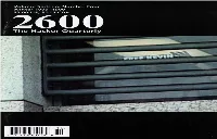 2600: the Hacker Quarterly