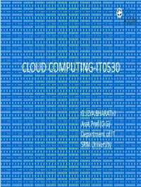 Cloud Computing-It0530