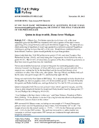 Quinn in Deep Trouble, Dems Favor Madigan