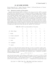 Quark Model 1 15