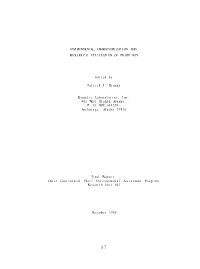 Environmental Characterization and Biological Utilization of Peard Bay