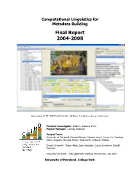 Final Report 2004-2008