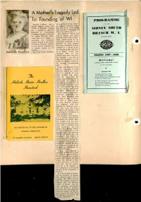 To Founding of WI