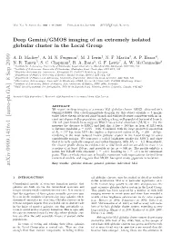 Deep Gemini/GMOS Imaging of an Extremely Isolated Globular Cluster