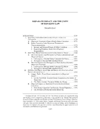 Disparate Impact and the Unity of Equality Law