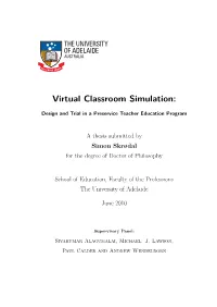 Virtual Classroom Simulation