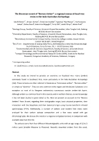 “Borneo Amber”: a Regional Review of Fossil Tree Resins in the Indo-Australian Archipelago