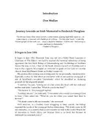 Introduction Don Mullan Journey Towards an Irish Memorial To