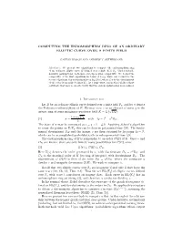 Computing the Endomorphism Ring of an Ordinary Elliptic Curve Over a Finite Field