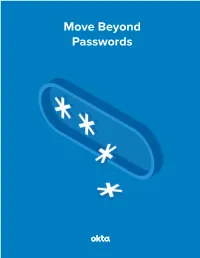 Move Beyond Passwords Index