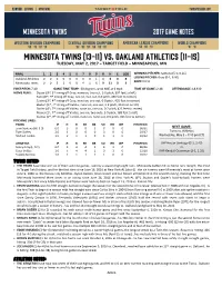 Post-Game Notes