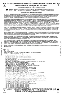 Takeoff Minimums
