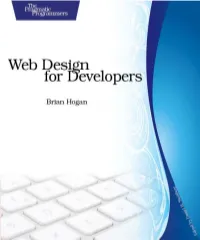 Web Design for Developers
