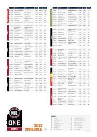 2021 Schedule P1