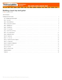 Building a Basic Lap Steel Guitar by Friger on January 16, 2011