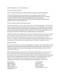 Catholic Theological Union - Project Summary