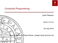 Constraint Programming