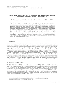 From Monitoring Survey of Variable Red Giant Stars to the Evolution of the Galaxy: Andromeda Vii