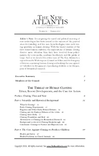 Part Two: the Case Against Cloning-To-Produce-Children 1
