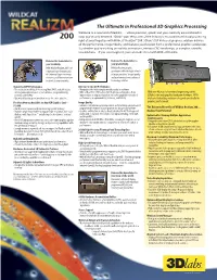 Realizm Data Sheet200.Indd