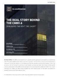 The Real Story Behind the Cmbx.6 Debunking the Next “Big Short”