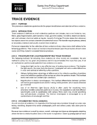 Trace Evidence