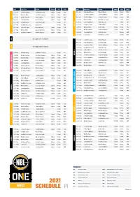 2021 Schedule P1