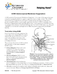 ECMO (Extracorporeal Membrane Oxygenation)