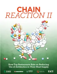 How Top Restaurants Rate on Reducing Use of Antibiotics in Their