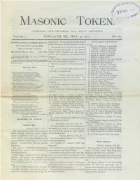 Masonic Token