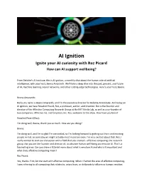 AI Ignition Ignite Your AI Curiosity with Roz Picard