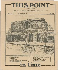 This Point Newsletter