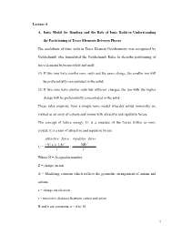 Trace-Element Geochemistry, Lecture Notes 4