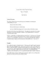Pitch-Class Set Theory 2: Trichords