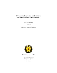 Dynamical Systems and Infinite Sequences of Coprime Integers