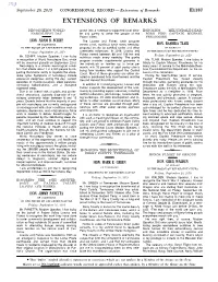 Extensions of Remarks E1187 EXTENSIONS of REMARKS