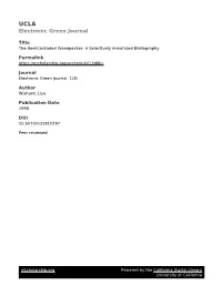 The Red-Cockaded Woodpecker: a Selectively Annotated Bibliography