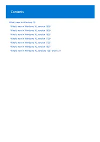 What's New in Windows 10