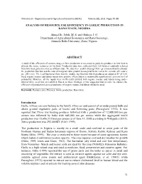 79 Analysis of Resource Use Efficiency in Garlic