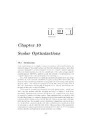 Chapter 10 Scalar Optimizations