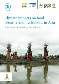 Climate Impacts on Food Security and Livelihoods in Asia a Review of Existing Knowledge