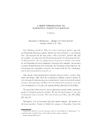 A Brief Introduction to Gorenstein Projective Modules