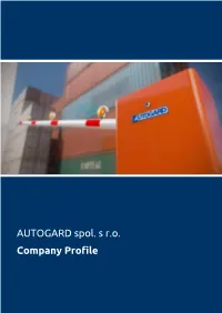 AUTOGARD Spol. S R.O. Company Profile