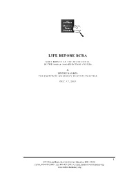 Life Before BCRA: Soft Money at the State Level