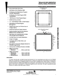 Second-Generation Digital Signal Processors