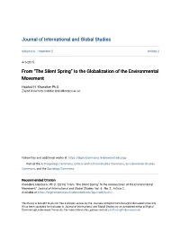 From “The Silent Spring” to the Globalization of the Environmental Movement